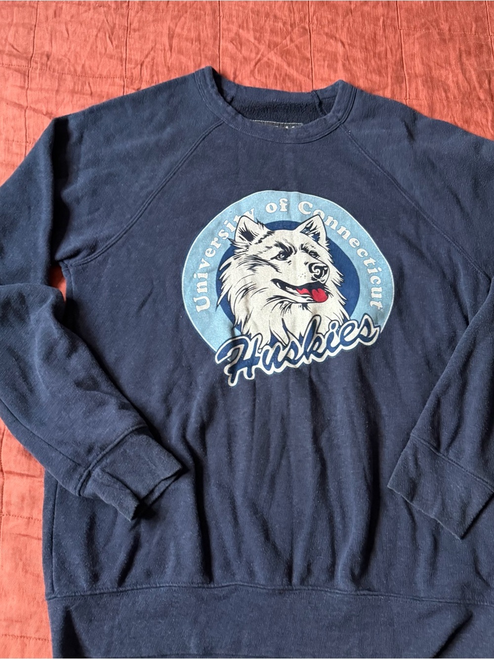 Homefield University of Connecticut Huskies Navy Crewneck Sweatshirt